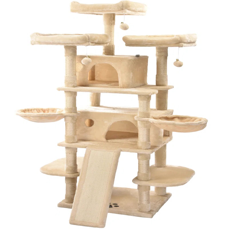 Lima Pet Heavy Duty 68 Inch Multi-Level Cat Tree