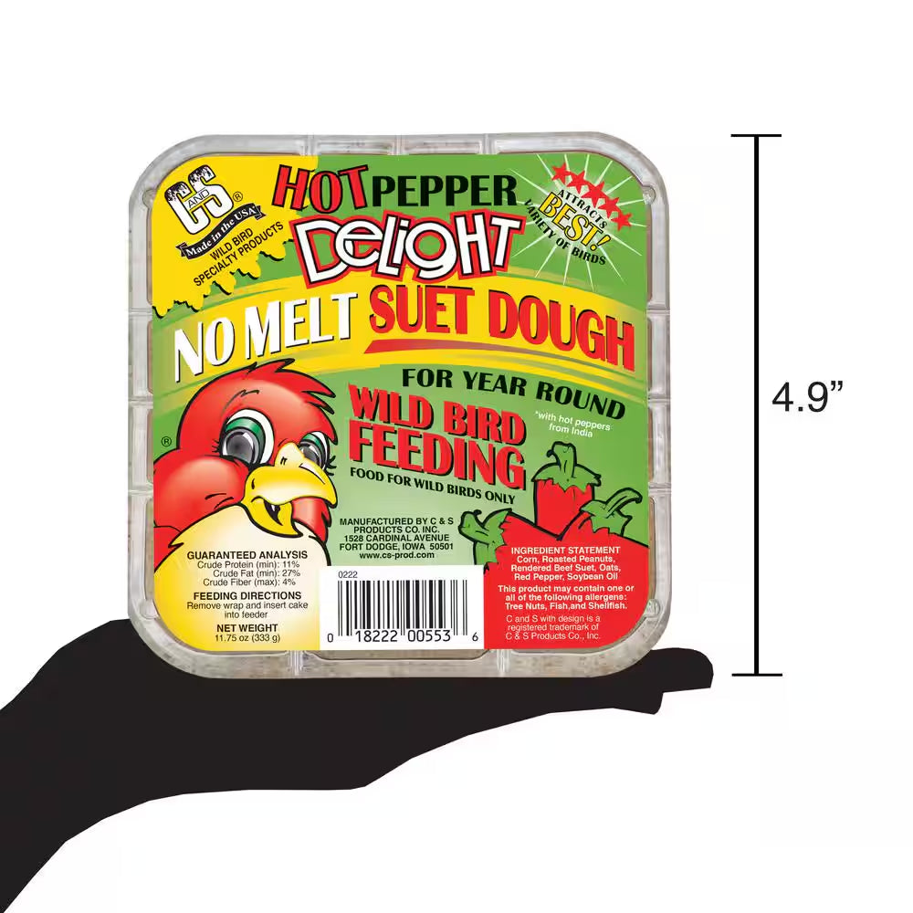 Hot Pepper Delight 0.7 Lbs. Wild Bird Suet