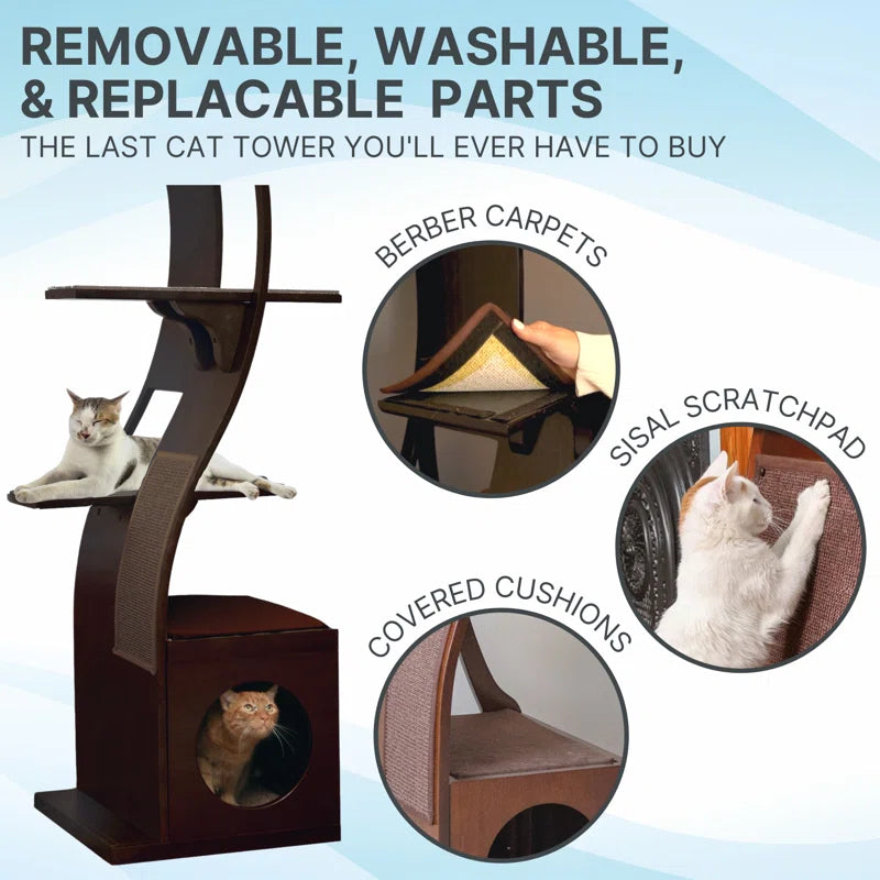 69" Lotus Cat Tree