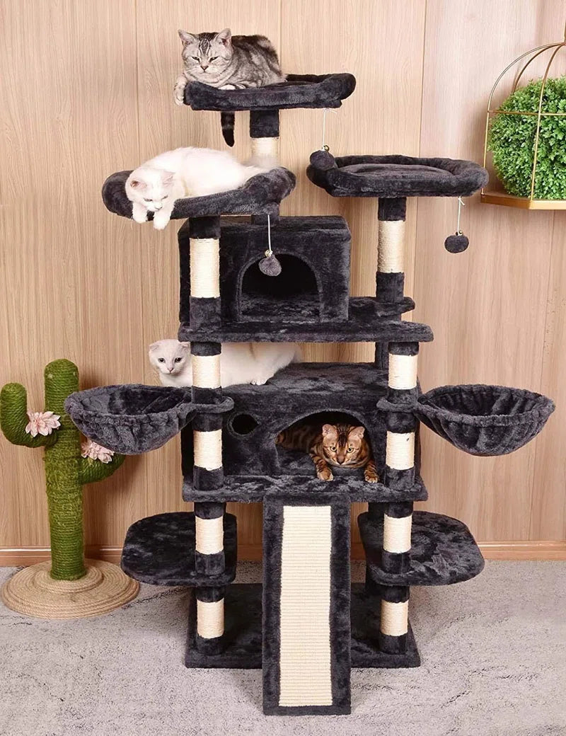 Lima Pet Heavy Duty 68 Inch Multi-Level Cat Tree