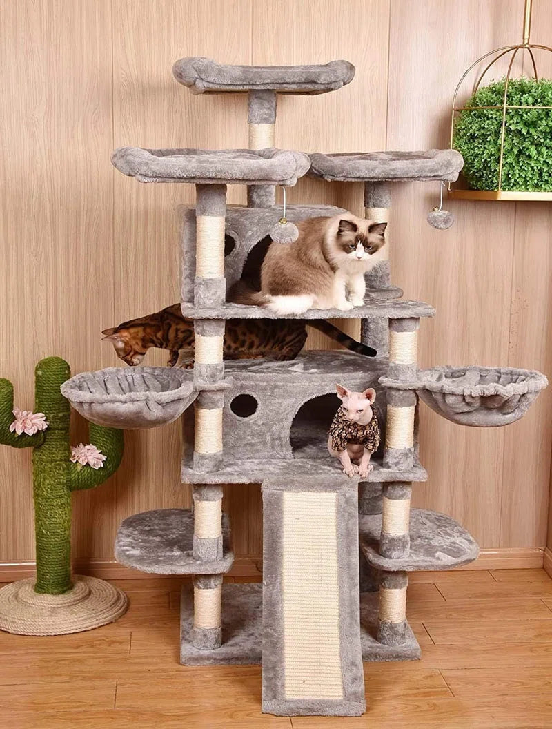 Lima Pet Heavy Duty 68 Inch Multi-Level Cat Tree