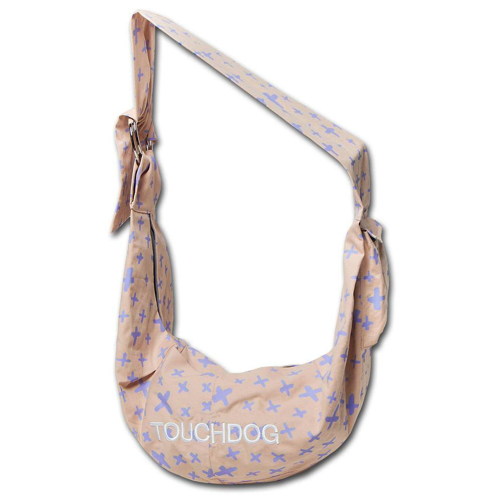Pink Paw-Ease Over-The-Shoulder Travel Sling Pet Carrier