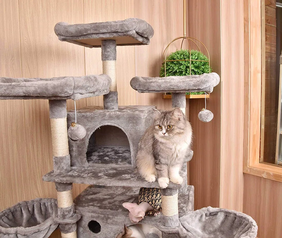Lima Pet Heavy Duty 68 Inch Multi-Level Cat Tree