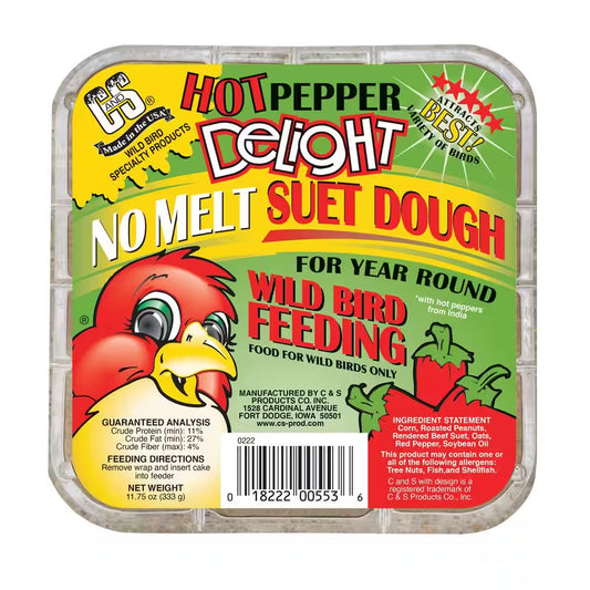 Hot Pepper Delight 0.7 Lbs. Wild Bird Suet