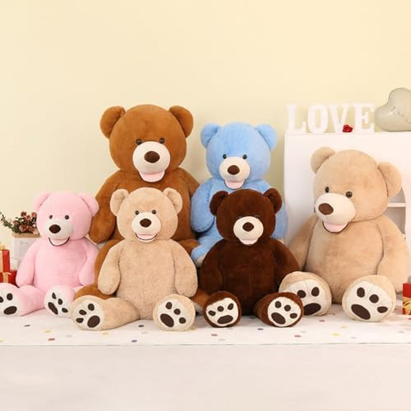 Big Plush Giant Teddy Bear Premium Soft Stuffed Animals Light Brown,51 Inches