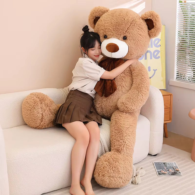 80/100Cm Big Size Teddy Bear Plush Toy Giant Stuffed Animals Birthday Valentines Day Gift Soft Pillow Dolls Grilfriend Girl