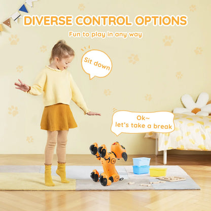 VEVOR RC Robot Dog Toy Talking Dancing Touch & Voice Remote Control Programmable