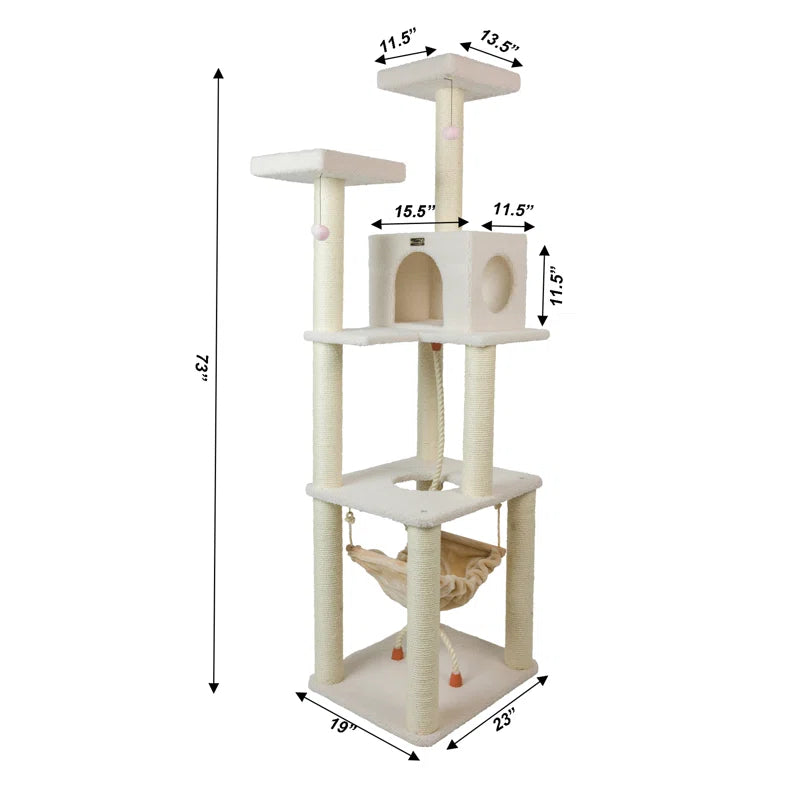 73'' H Cat Tree