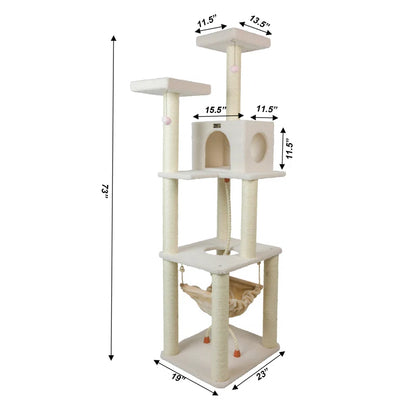 73'' H Cat Tree