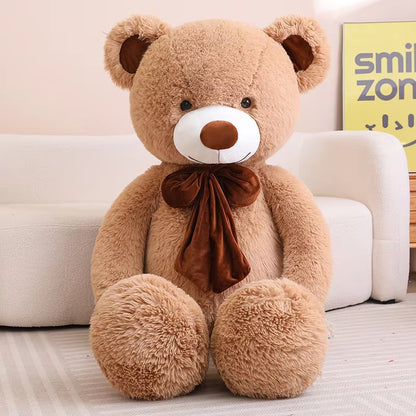 80/100Cm Big Size Teddy Bear Plush Toy Giant Stuffed Animals Birthday Valentines Day Gift Soft Pillow Dolls Grilfriend Girl