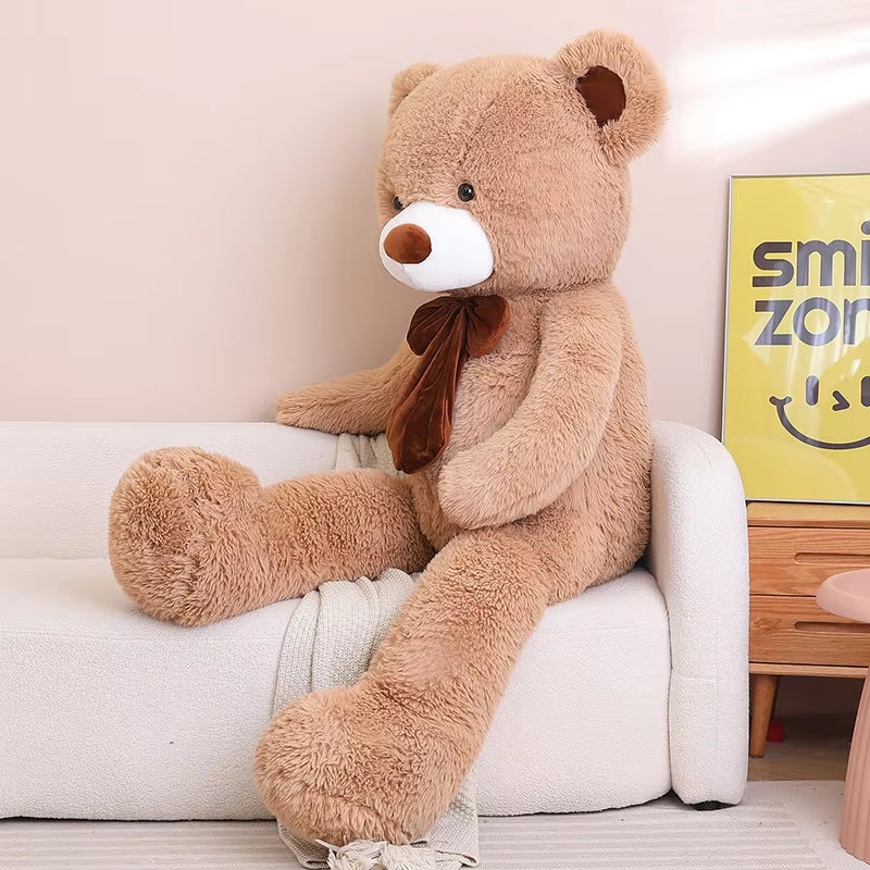 80/100Cm Big Size Teddy Bear Plush Toy Giant Stuffed Animals Birthday Valentines Day Gift Soft Pillow Dolls Grilfriend Girl