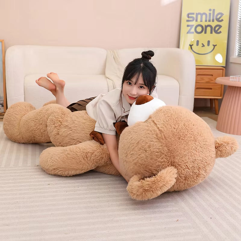 80/100Cm Big Size Teddy Bear Plush Toy Giant Stuffed Animals Birthday Valentines Day Gift Soft Pillow Dolls Grilfriend Girl