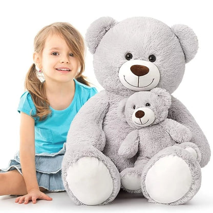 39 " Giant Teddy Bear Mommy and Baby Soft Plush Bear Stuffed Animal